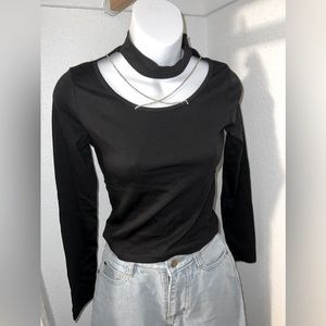Black chocker top